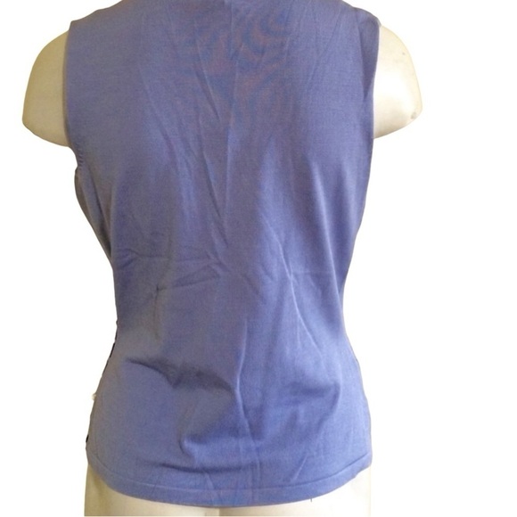 Ann Taylor Crossover Sleeveless Top Size MP NWT - Picture 4 of 7